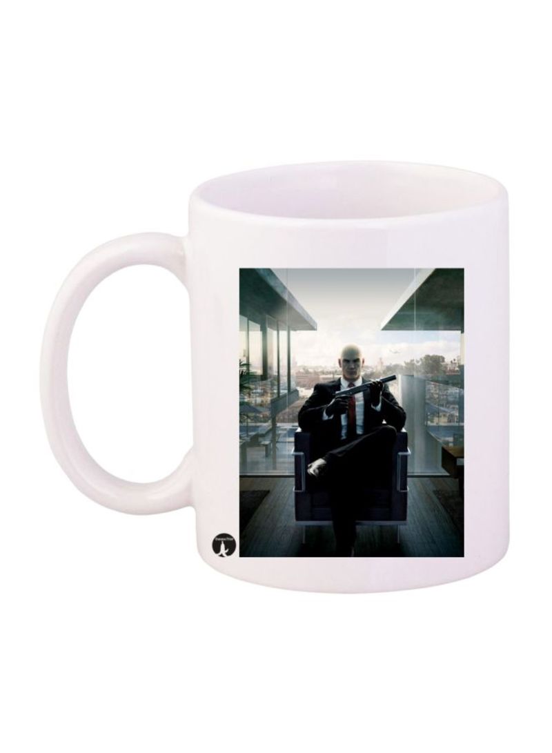 RKN Hitman Printed Mug Black/White/Green Standard Size