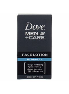 Dove Dove Men+Care Face Lotion Hydrate Plus 1.69 oz 2 pack  - Image 5