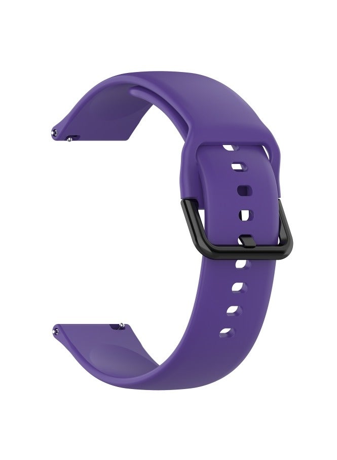 TWEGGON Silicone Band 20mm Compatible with Samsung Galaxy Watch 7/ Watch FE/ Watch 6/ Watch 5/ Watch 4 Purple - Image 2