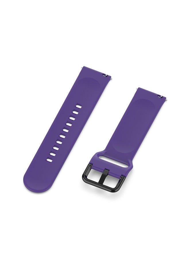 TWEGGON Silicone Band 20mm Compatible with Samsung Galaxy Watch 7/ Watch FE/ Watch 6/ Watch 5/ Watch 4 Purple - Image 3
