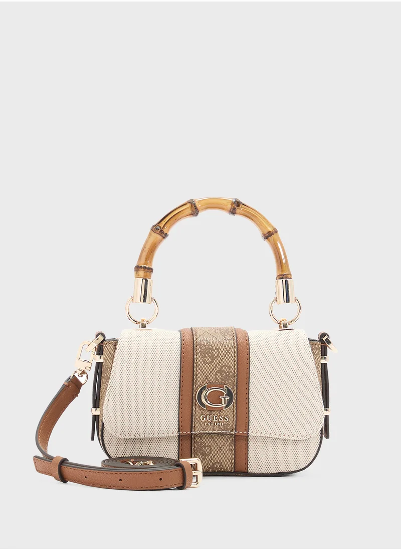 GUESS Kerima Bamboo Mini Tp Hndl Flp