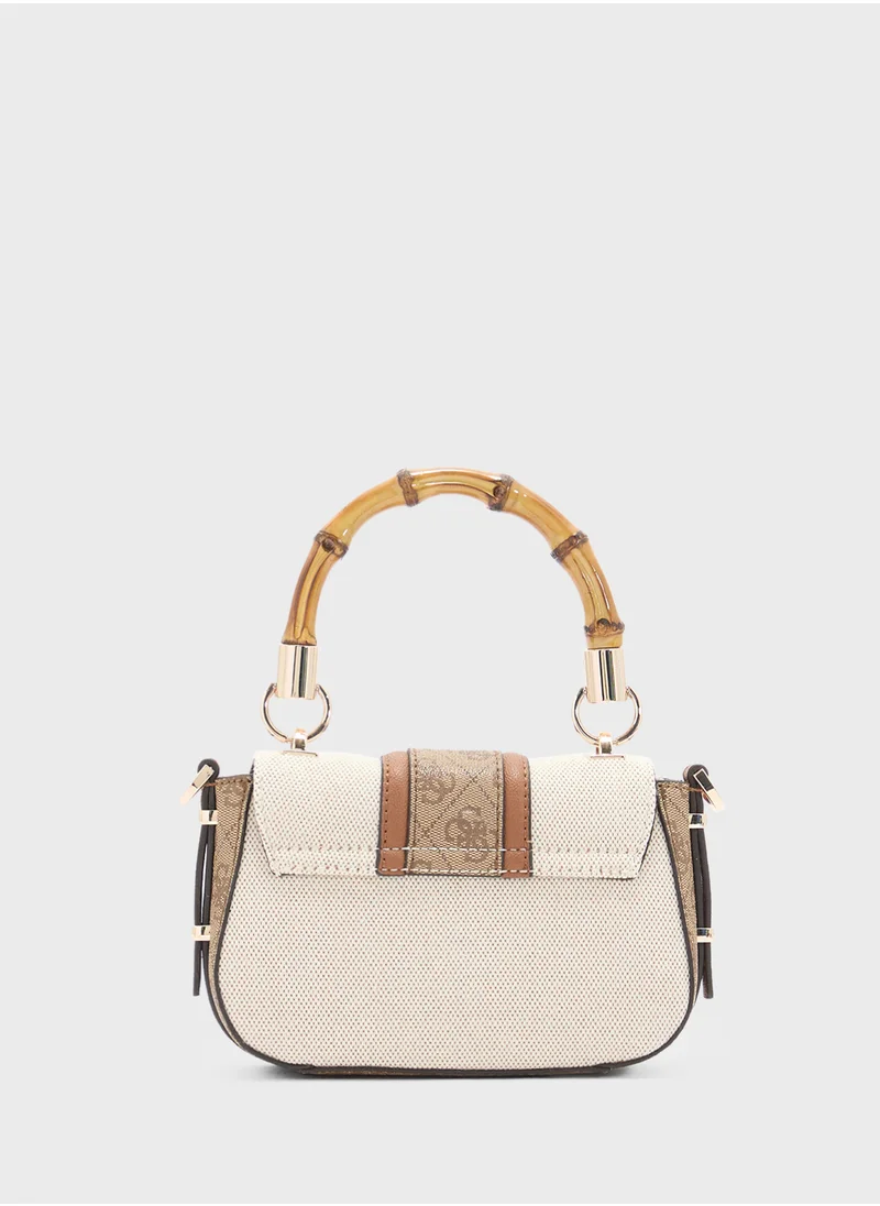 GUESS Kerima Bamboo Mini Tp Hndl Flp