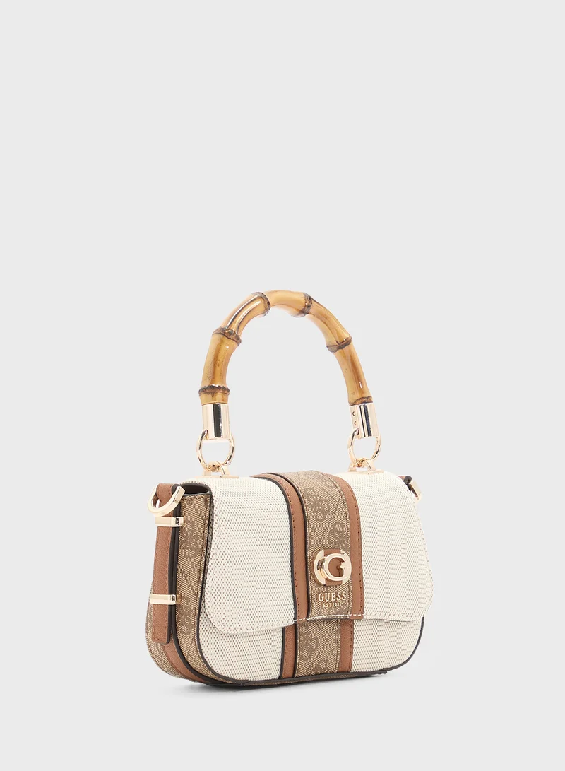 GUESS Kerima Bamboo Mini Tp Hndl Flp
