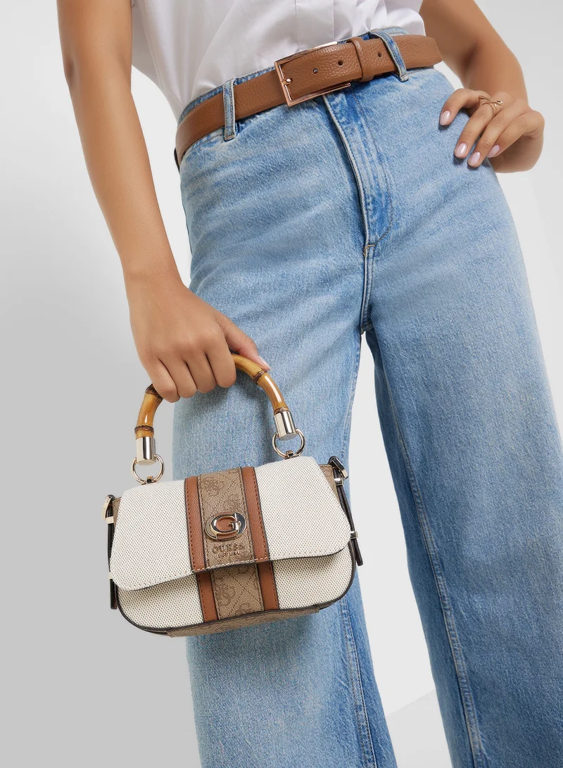 GUESS Kerima Bamboo Mini Tp Hndl Flp