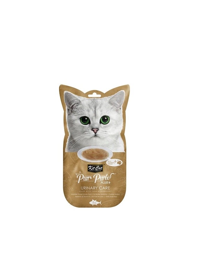 Kit Cat Purr Puree Plus Urinary Care Tuna Cat Treats - Image 3