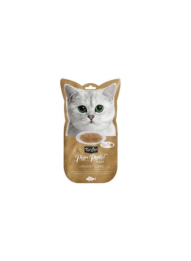 Kit Cat Purr Puree Plus Urinary Care Tuna Cat Treats - Image 1