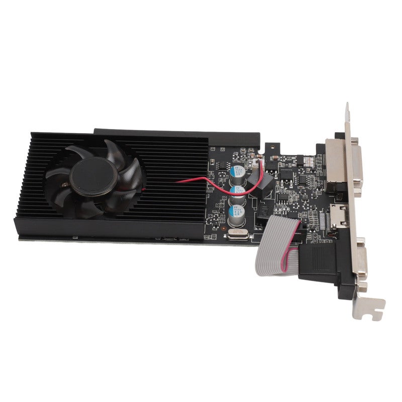بطاقة رسومات GT705: 2 جيجا بايت GDDR3، نواة بتردد 1000 ميجاهرتز، ذاكرة بتردد 810 ميجاهرتز - مروحة تبريد هادئة، بطاقة رسومات PCIe مستقرة ومتينة لأجهزة الكمبيوتر المكتبية، الألعاب، تحرير الفيديوهات، الاستخدام في المكتب المنزلي - Image 5