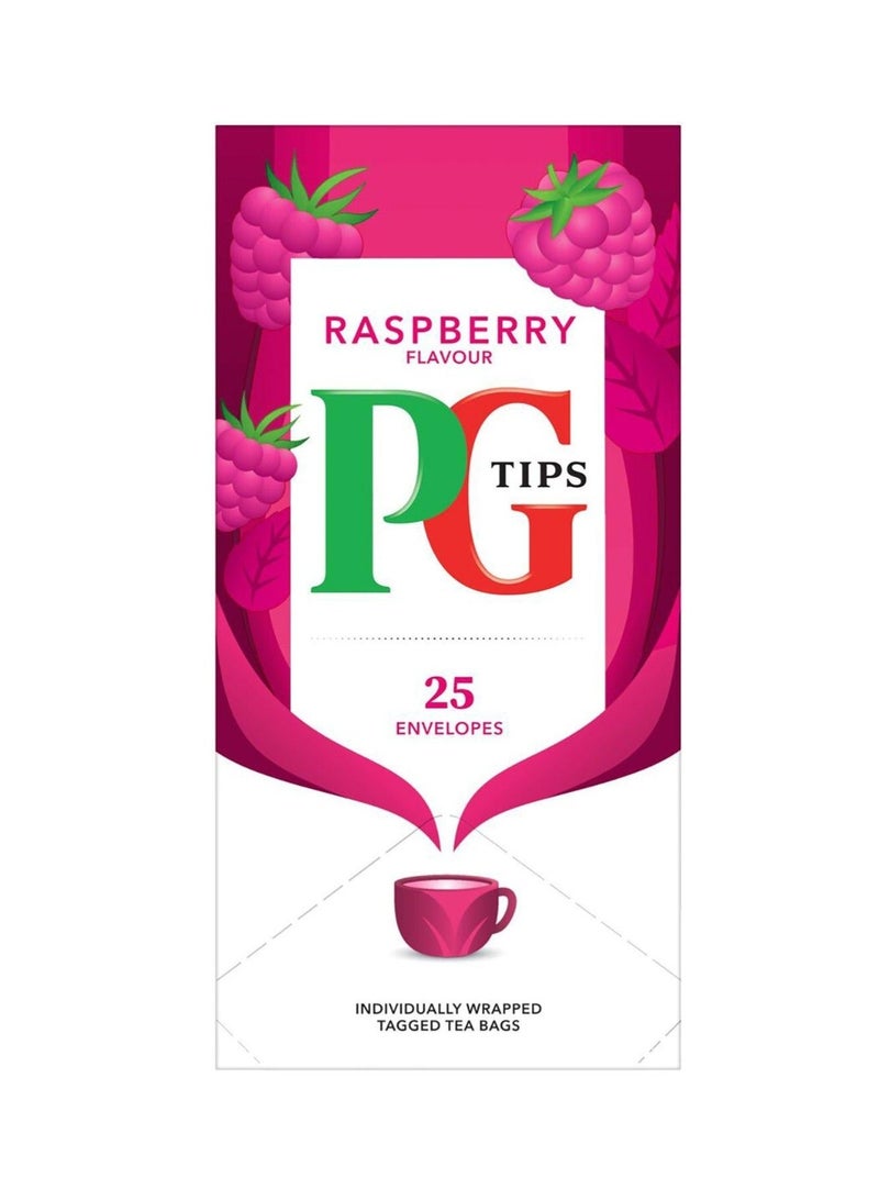 Tips Raspberry Herbal Tea, 25 Tea Bags