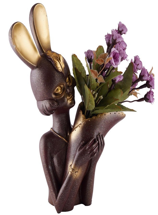 ZART Decorative Flower Vases for Living Room, Bedroom, Kitchen, Dining Room, Office, Home Decor 14 Inch Mix (Brown, MEEDIM) - Image 4