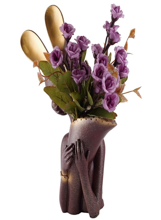 ZART Decorative Flower Vases for Living Room, Bedroom, Kitchen, Dining Room, Office, Home Decor 14 Inch Mix (Brown, MEEDIM) - Image 5