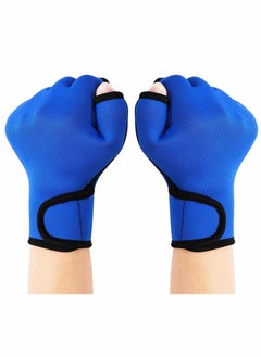 Excefore 2 Pairs Aquatic Gloves for Helping Upper Body Resistance, Webbed Swim Gloves Well Stitching, No Fading, Sizes for Men Women Adult Children Aquatic Fitness Water Resistance Training  - Image 3