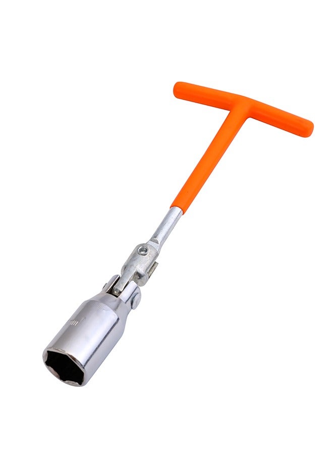 Spark Plug T-Wrench -21mm Orange- Universal Joint Wrench with Ergonomic Handle -for Automotive Engine Maintenance, Car Repair, Spark Plug Removal and Installation -for DIY and Professional Use - Image 2