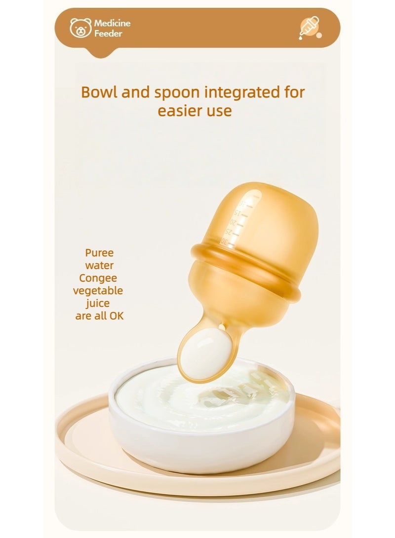 One bottle of three purpose newborn feeding nipple, drinking water to feed medication to prevent choking, - Image 5