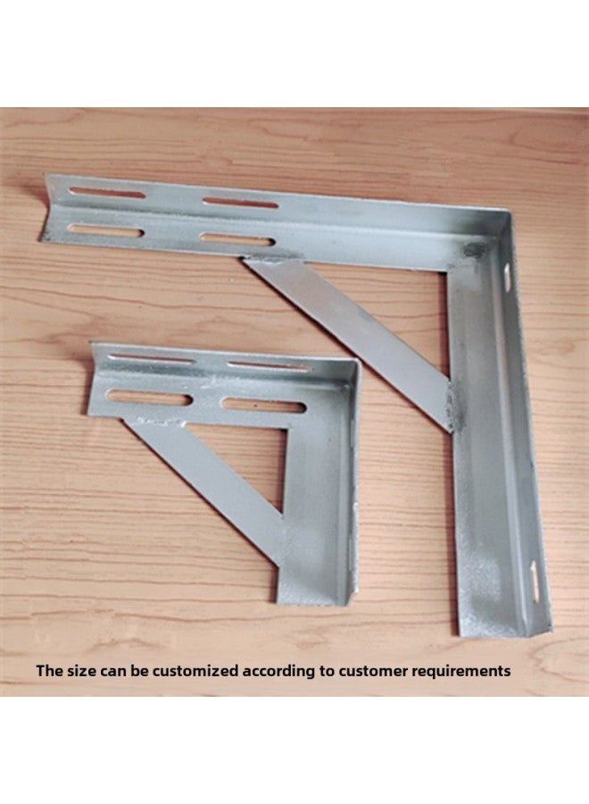 Direct Supply Galvanized Angle Iron Bracket Pipe Triangle Bracket Fixed Support Frame Spraying Bracket Angle Steel Shelf-Specifications And Models:40 Angle Iron 200*200  - Image 4
