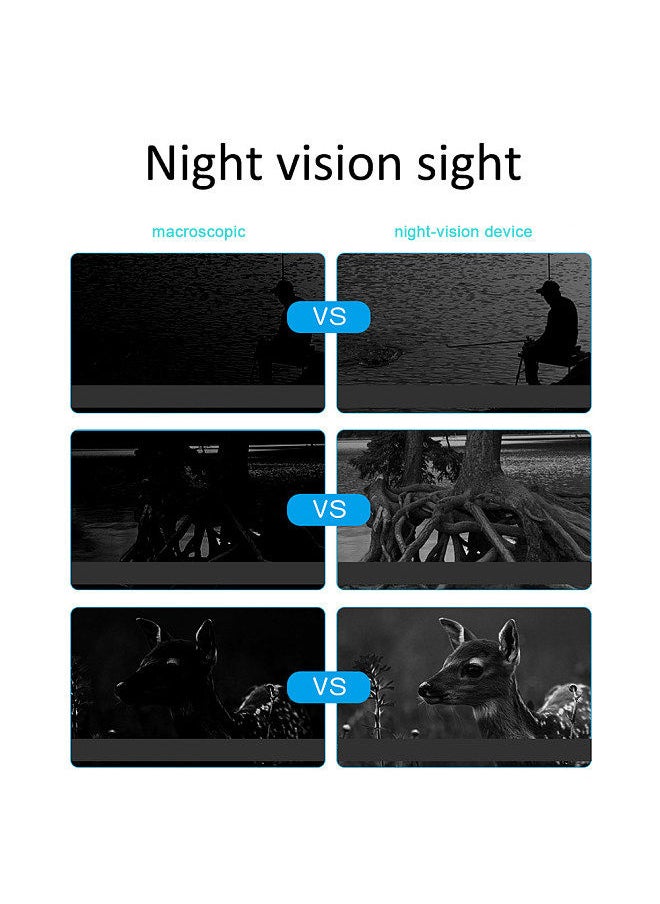 Generic 1080P Portable Binocular Infrared Night-Visions Device Day Night Use Photo Video Taking 5X Digital Zoom 300M Full Dark Viewing Distance for Outdoor Hunt Boating Journey  - Image 3