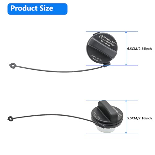 keriolee Gas Cap 17251-3JA0A for 2012-2020 Nissan Frontier,2012-2020 Versa sedan,2014-2019 Versa Note,2013-2019 Pathfinder,2013-2018 Altima, 2013 Infiniti JX35,2014-2020 Infiniti QX60 Fuel Cap - Image 4