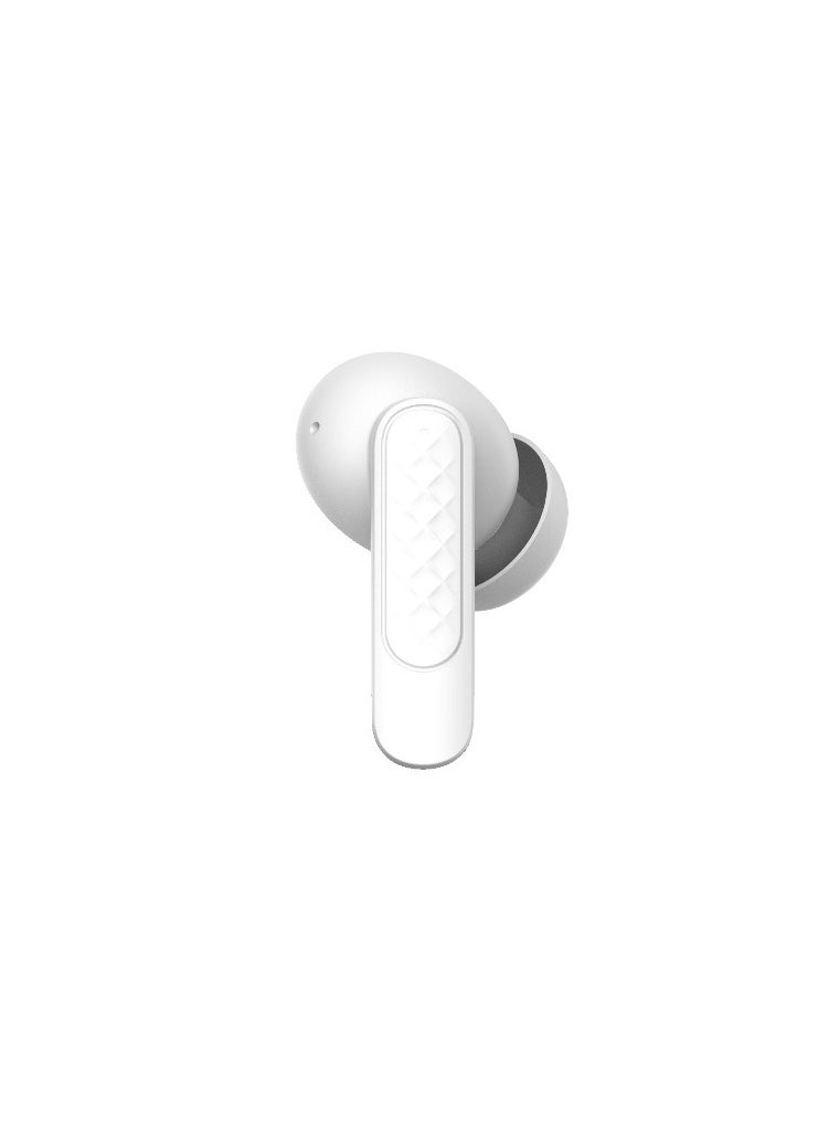 GREEN LION Tune X True Wireless ENC & ANC Earbuds with IPX5 Waterproof and 6 Hours Playtime / Quad-Microphone / In-App Control / Truewireless Headphones / Hands-Free Calling - White  - Image 4