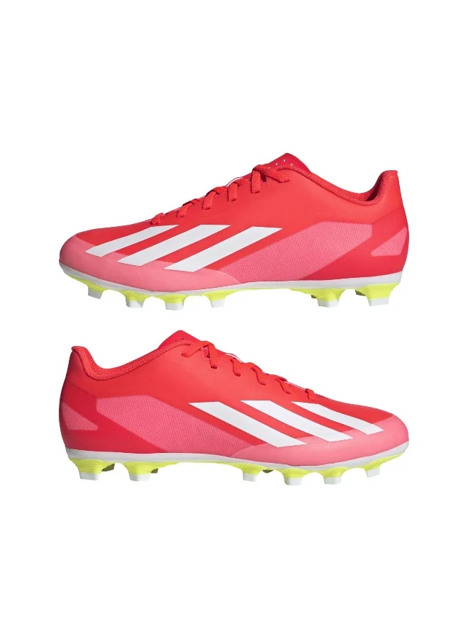 adidas X Crazyfast Club Fxg أحذية كرة قدم حمراء 3.5