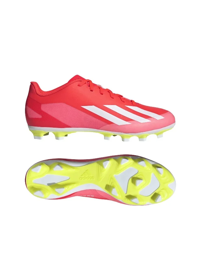 adidas X Crazyfast Club Fxg أحذية كرة قدم حمراء 3.5