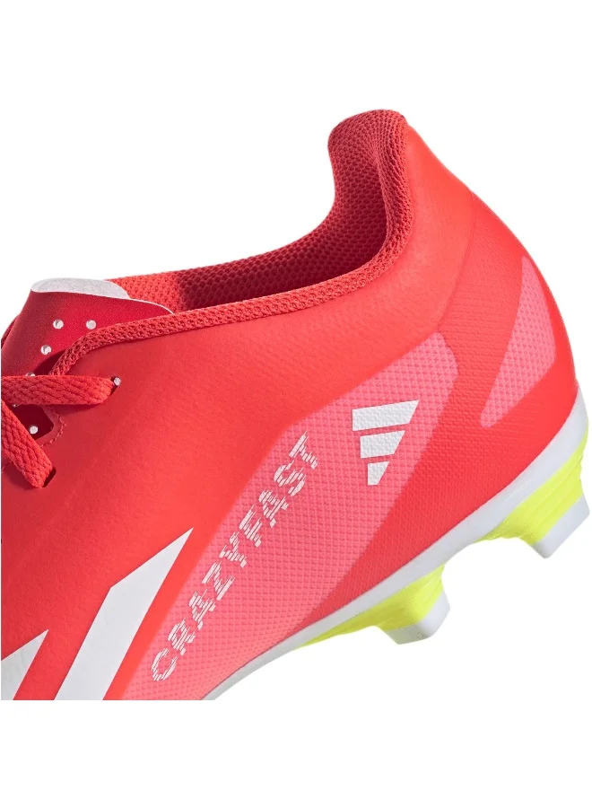 adidas X Crazyfast Club Fxg أحذية كرة قدم حمراء 3.5