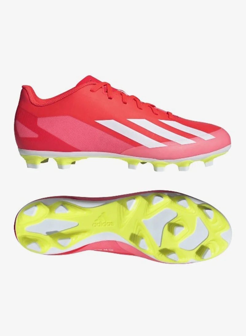 اديداس أحذية كرة قدم كرازي فاست كلوب  حمراء .