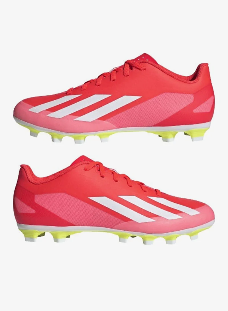 اديداس أحذية كرة قدم كرازي فاست كلوب  حمراء .