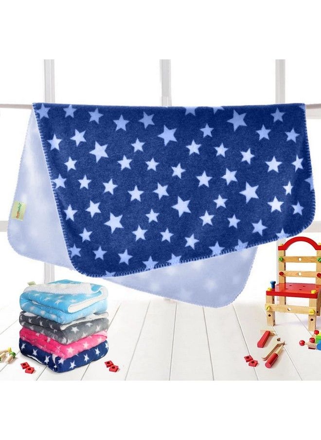 OYO BABY Baby Blanket Wrapperpack Of 2 (Dark Blue & Grey) ; Towel For Boys And Girls ; All Season Swaddle For 012 Month ; Nursing Baby Carrier Gifts ; Soft Flannel Sleeping Bag ; Great Gifts  - Image 5