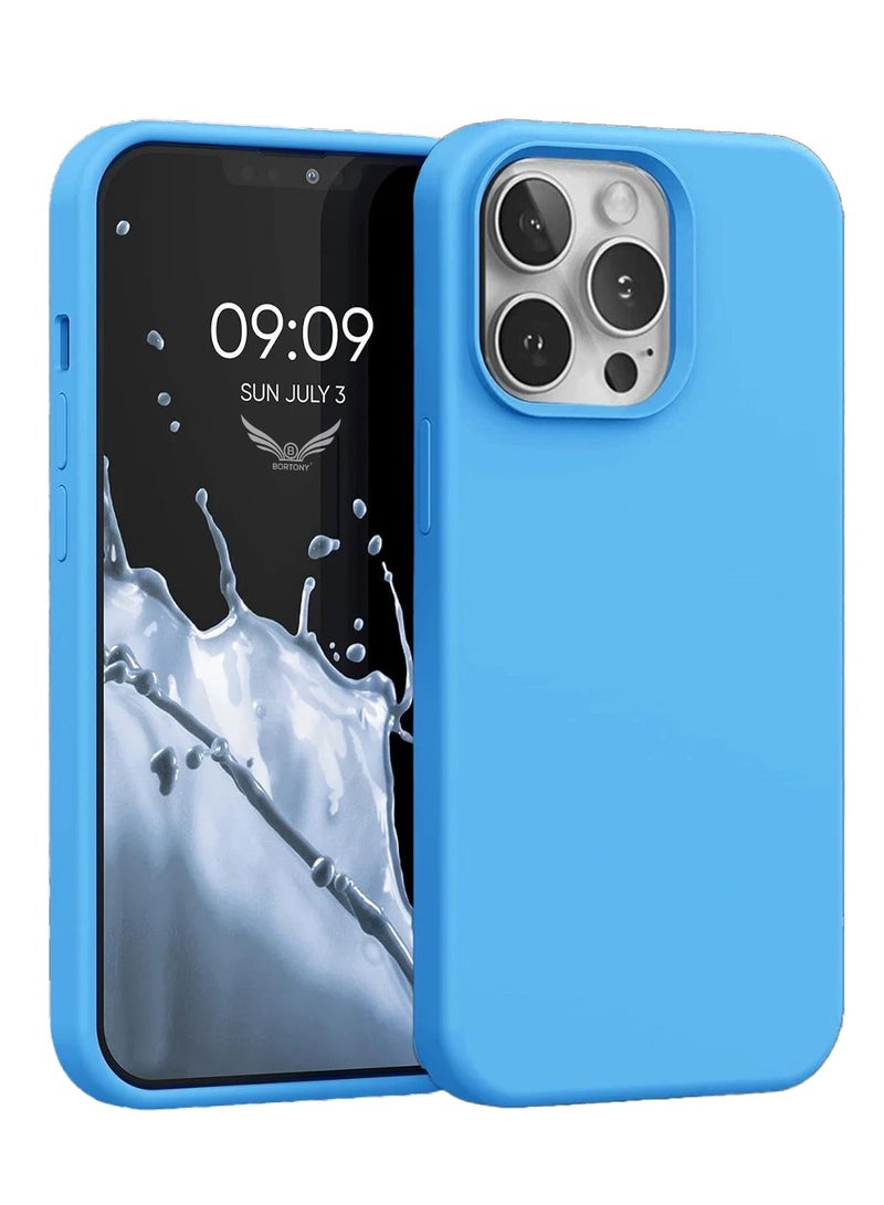 BORTONY Silicone Protective Case Cover Compatible with iPhone 13 Pro Max  Anti-Scratch Anti-Fingerprint Anti-Drop Slim Cover for Phone 13 Pro Max - Image 1