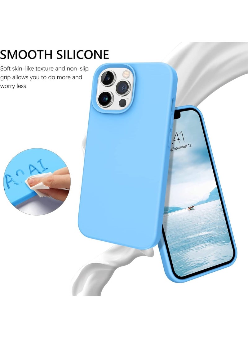 BORTONY Silicone Protective Case Cover Compatible with iPhone 13 Pro Max  Anti-Scratch Anti-Fingerprint Anti-Drop Slim Cover for Phone 13 Pro Max - Image 5