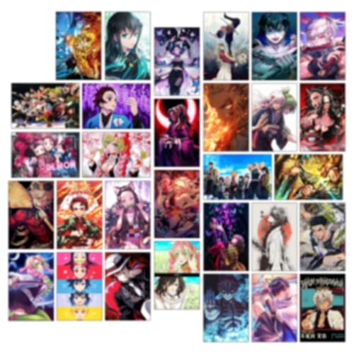 Thepaper9store anime wall collage kit (Demin) - Image 1