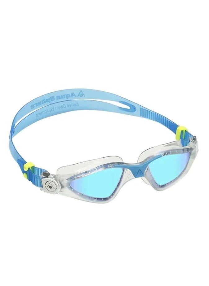 AQUASPHERE Aqua Sphere Kayenne Adult Swimming Goggles - Clear/Turquoise - Blue Titanium Mirrored 