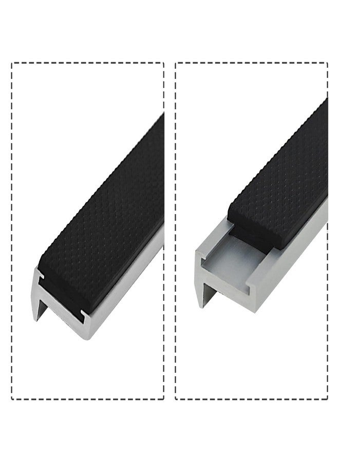 PENCK 8" Aluminum Vise Jaws with Rubber Pads, Universal Magnetic Vice Jaws Pads Covers, Multi-Purpose Protector for DIY Making, Any Metal Vice - Image 4