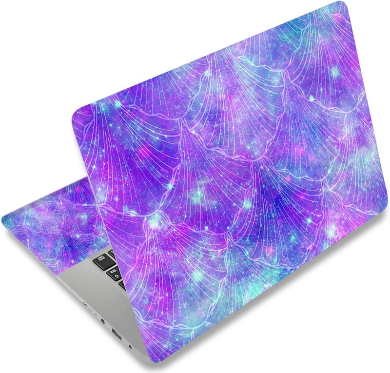 icolor Purple Shell 11.6 13 13.3 14 15 15.6 inches Netbook Laptop Skin Sticker Reusable Protector Cover Case for Laptop Notebook - Image 1