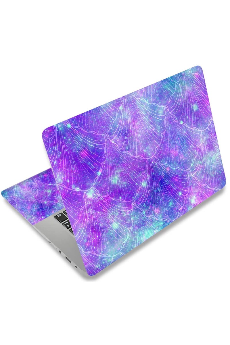 icolor Purple Shell 11.6 13 13.3 14 15 15.6 inches Netbook Laptop Skin Sticker Reusable Protector Cover Case for Laptop Notebook - Image 1