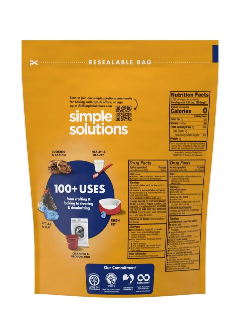 آرم آند هامر صودا الخبز النقية - كيس قابل لإعادة الإغلاق - 2.26 كجم - Image 2