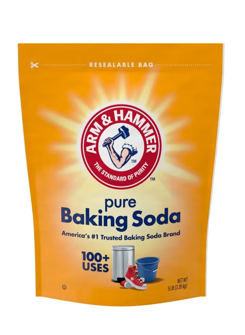 آرم آند هامر صودا الخبز النقية - كيس قابل لإعادة الإغلاق - 2.26 كجم - Image 1