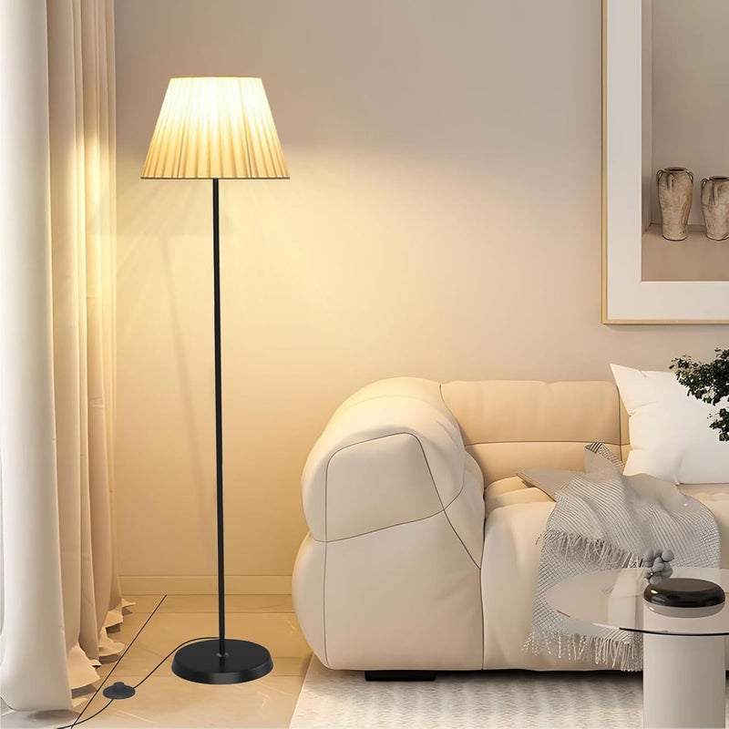 Snooe Floor Lamp, Modern Tall Floor Lamps for Living Room, Floor Standing Lamps Home Decor, Floor Lighting for for Bedroom, Study Room, Office (Black) - Image 3