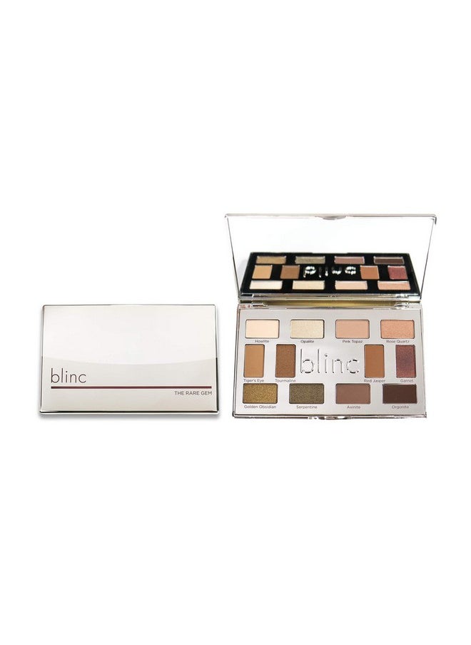 blinc - Rare Gem Eyeshadow Palette Longlasting Creamy Blendable And Pigmented Matte Shimmer And Metallic Eyeshadows Glutenfree And Crueltyfree 1.1G / 0.04 Oz X 12 - Image 1