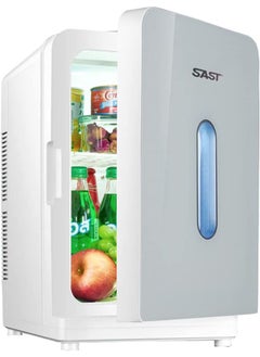 The mini refrigerator is a lightweight portable 20l Large capacity low noise compressor that is ideal for drinks snacks or cosmetics storage.