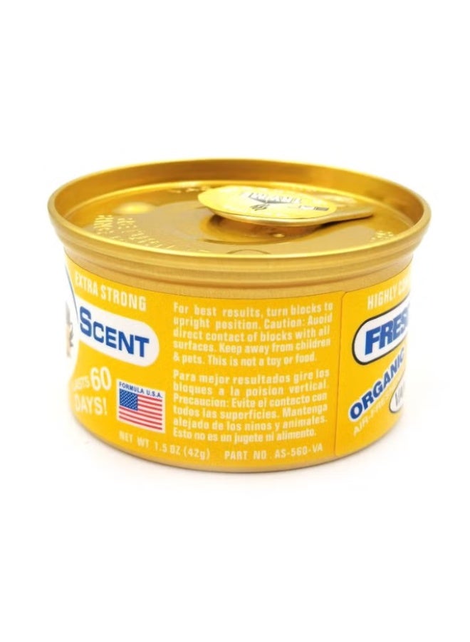 Fresca Organic Vanilla Scented Air Freshener, 42g, High Concentration, Long Lasts Up to 60 Days AS-560-VA - Image 2