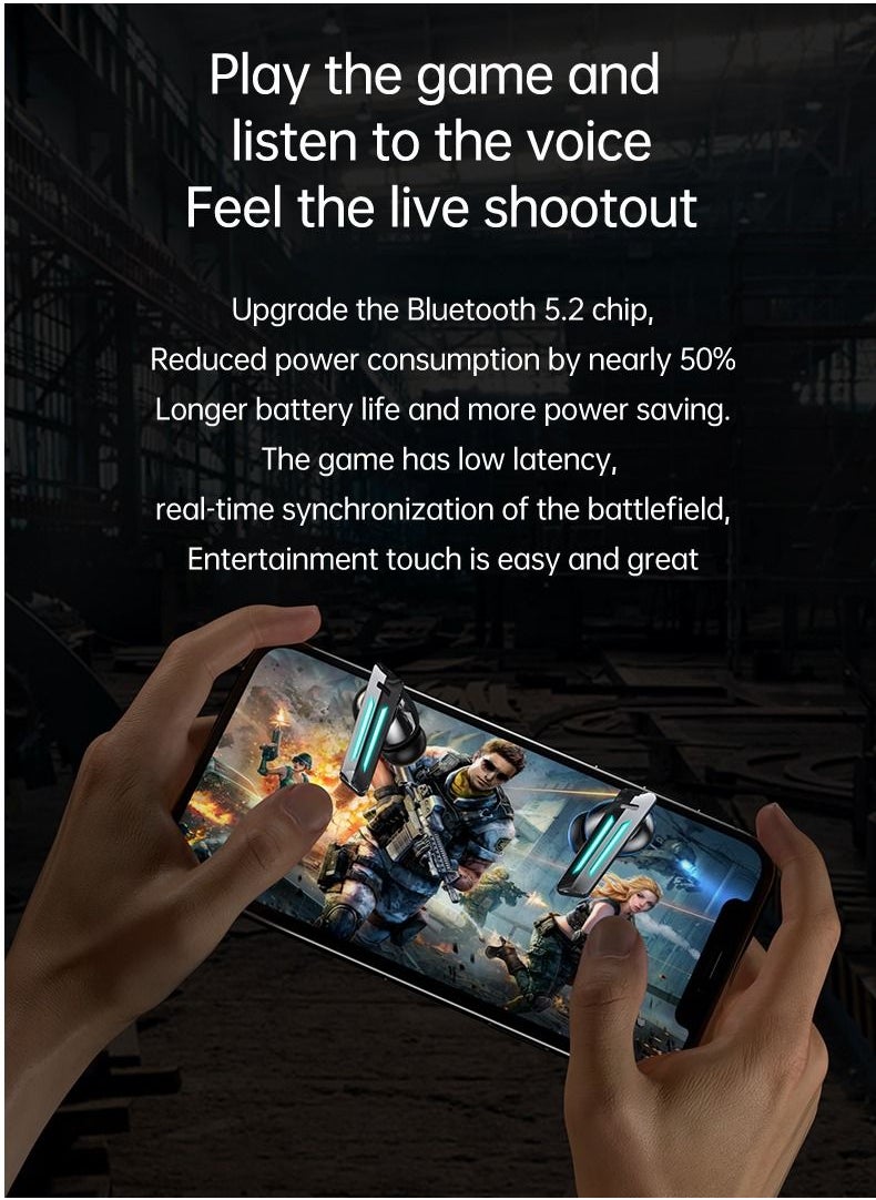 SAB - TWS Bluetooth 5.2 Wireless Earphone with Large LED Display - Image 1