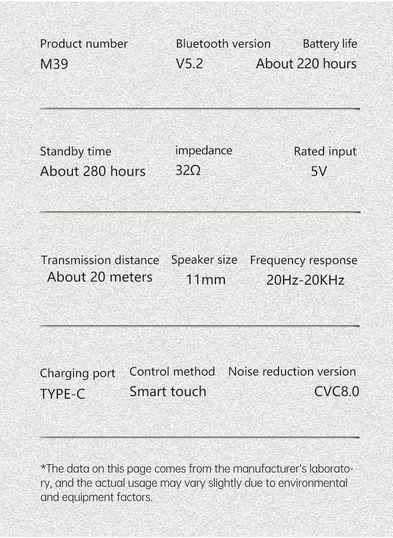 SAB - TWS Bluetooth 5.2 Wireless Earphone with Large LED Display - Image 1