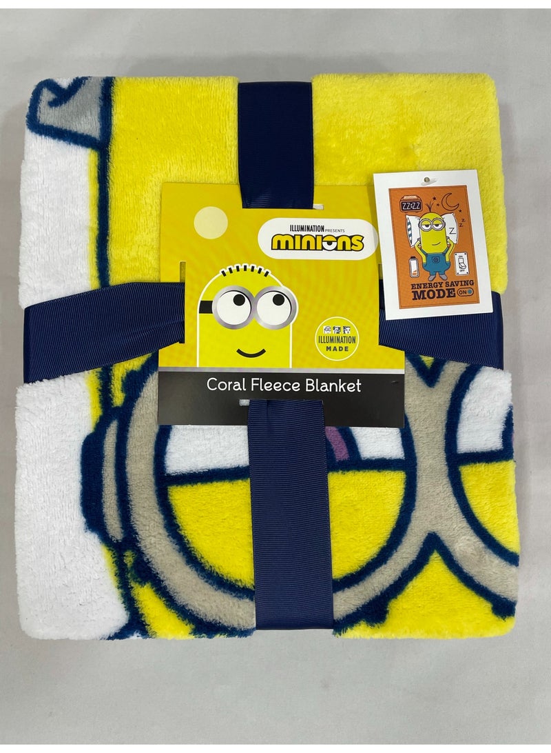 Minions Blanket Minions Coral Fleece 100x150cm NHT-BBL009 - Image 2