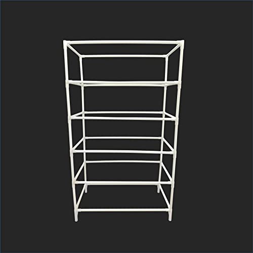SANAMSTORE Multipurpose 5 Tier Rack Shoe/Clothes/books stand Rack with cover for home (Need to Be Assemble - DIY) -Grey - Image 5