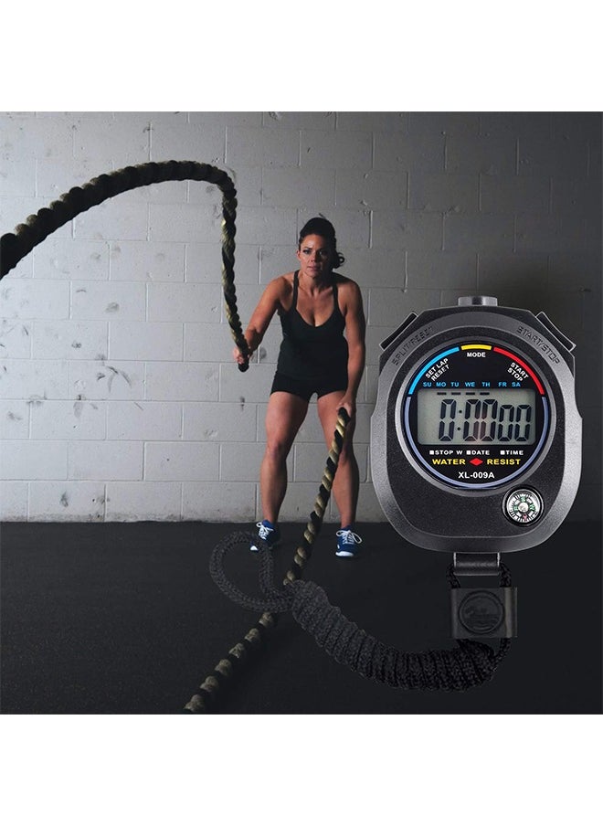 Stopwatch Timer - Professional Digital Handheld Timer, Multi-function Electronic LCD Stop Watch with Date Time and Alarm Function, Suitable for Sports Coaches Fitness Coaches and Referees - pzsku/ZC94BACAEF0A7DD497217Z/45/_/1726631619/5dcabfbe-31e8-44b0-b7fe-3146190dea09