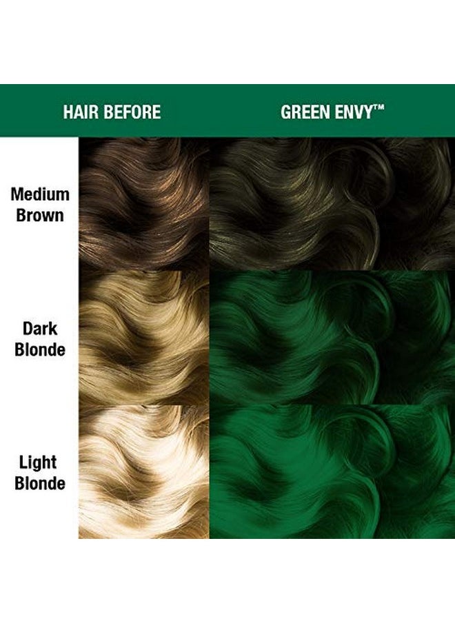 مانيك بانيك كريم مضخم لون الشعر النباتي شبه الدائم Green Envy  - Image 3