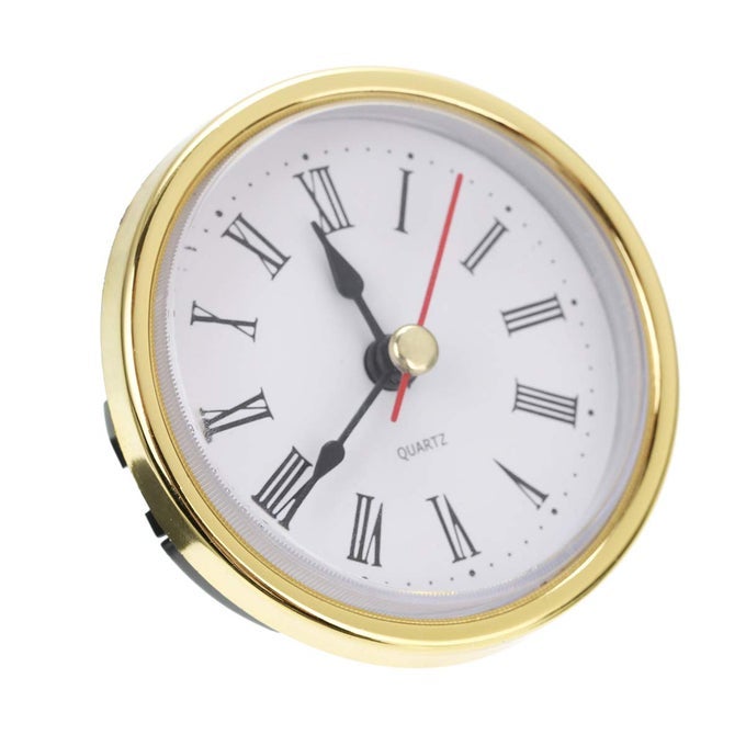 CLASSIC CLOCK CRAFT QUARTZ MOVEMENT 212 65MM ROUND CLOCKS HEAD INSERT ROMAN NUMBER