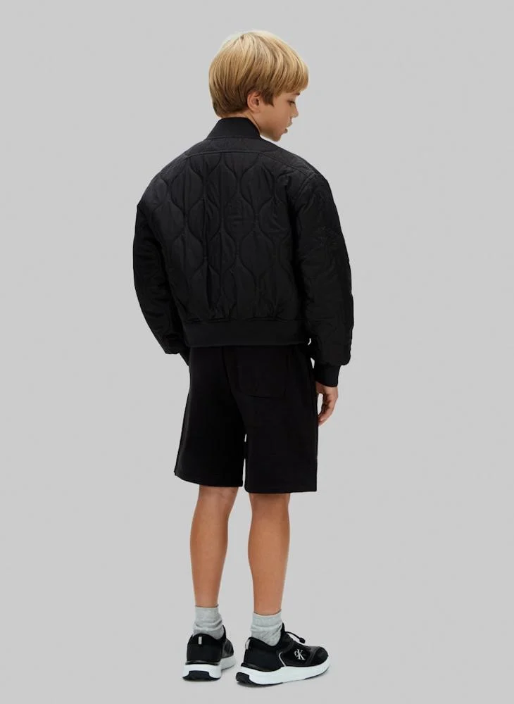 Calvin Klein Jeans Youth Monologo Relaxed Fit Shorts