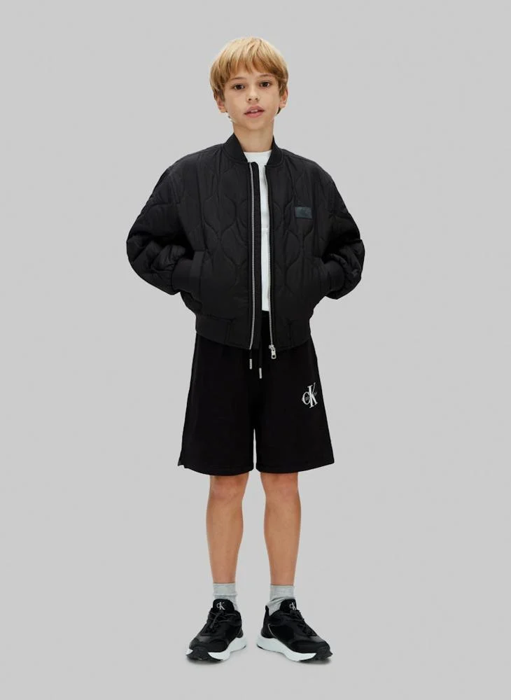 Calvin Klein Jeans Youth Monologo Relaxed Fit Shorts