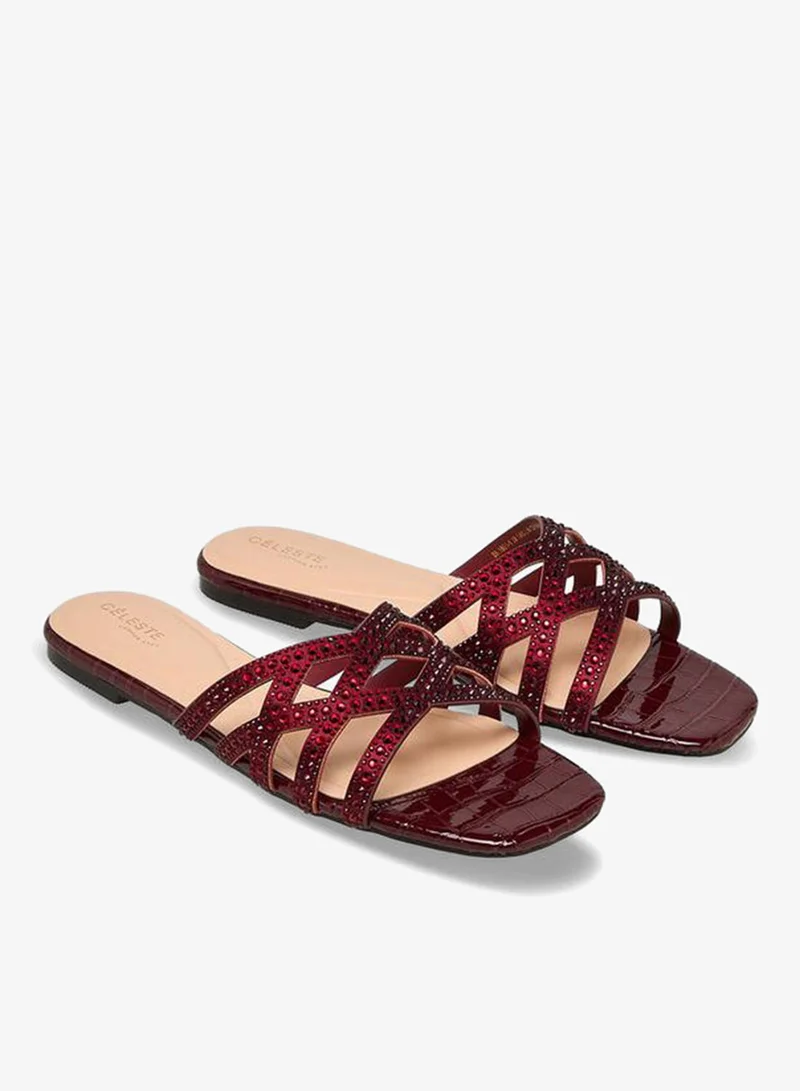 Celeste Women Embellished Flat Sandals Ramadan Collection